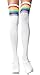 Leg Avenue Women's Rainbow Band Thigh Highs