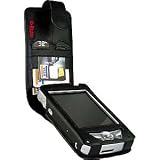 Krusell Leather Case Handit for Mitac Mio 168 / Yakumo delta 300 GPS / Navman PiN 100 / Airis 509 GPS / Medion MD95000 with clip