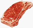USDA Prime 21 days Aged Beef Loin Shell Steak NY Strip Bone in 2 -1.3/4Thick Free Bottle of Peter Luger B.B.Q. Sauce