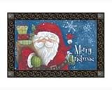 New Magnet Works, Ltd. Snowy Santa Matmate Non-Slip Recycled Rubber Backing ....