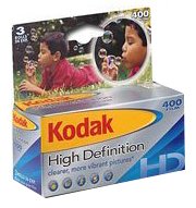 Kodak High Definition 400 Speed 24 Exposure Film (3-Pack)