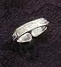 Toe Ring - Sterling Silver Greek Key Toe Ring