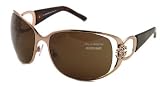 ROBERTO CAVALLI SUNGLASSES 100%U.V. PROTECTION CRISOCOLLA DESIGNER FASHION WOMENS AUTHENTIC ROSE GOLD FRAME| BROWN LENS RC457S 34E