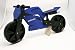 Kiddimoto My First Training Superbike in Blue/Black
