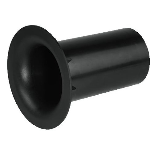 Hama Bassreflexrohr abgerundet, Schwarz, 128 mm