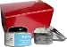 Holiday Sugar Body Scrub & Soy Candle Gift Set - Jack Frost (peppermint)
