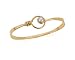 Ed Levin Precious Loop Bracelet - 14K Gold w/Pearl Clasp