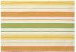 Durable Hand Woven 100% Cotton Striped Placemat with Fuses Backing 12x18 Inches Set of 6