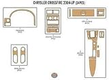Chrysler Crossfire Dash Trim Kit 04-up - 24 pieces - Silver Carbon Fiber