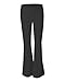 Womens Cotton Spandex Fitness Yoga Pant - Black 810 XL