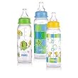 Nuby 3 Pack Clear Printed Bottle, 8 Ounce, Colors May Vary Nuby 3 Pack Clear Printed Bottle, 8 Ounce, Colors May Vary