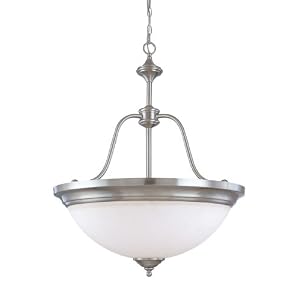 Nuvo Lighting 60 2561 Glenwood 4-Light Large Pendant with Satin White Glass,...