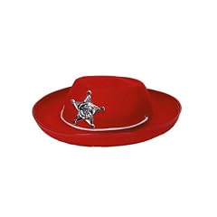 Cowboyhut f�r Kinder in rot mit Stern