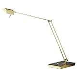 Buy Holtkoetter Bernie Series Square Two-Tone Brass Table Lamp by Holtkotter International