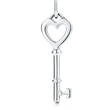 TIFFANY＆Co. ティファニー キー ネックレス ハートキー シルバー ペンダント 並行輸入品 (品番:270)