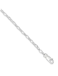 .925 Sterling Silver 3mm Fancy Rolo Chain
