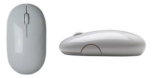 Gloss White Usb 2.4ghz 1200cpi Optical Wireless Optical Mouse With Wireless Nano Dongle....6-10m Range For Use With Pc , Laptop , Netbook, Apple Macbook , Imac Picture