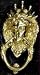 Mayer Mill Brass Lady liberty door knocker