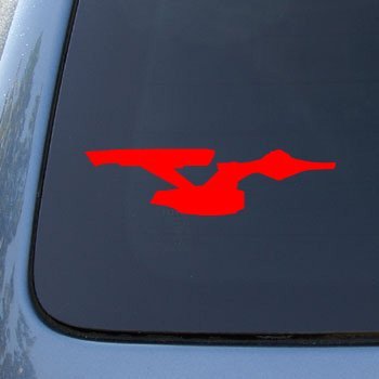  ENTERPRISE 2 - Star Trek - Vinyl Decal Sticker #A1395 | Vinyl Color: Red