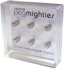 Square Peg Mighties Magnets - 6 Pack by Three By Three Seattle