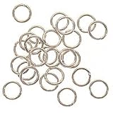 Sterling Silver Xtra Heavy 9mm Closed Jump Rings 15 Gauge (25)