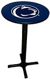 Penn State Nittany Lions Pub Table with Black Commercial Base