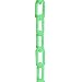 Mr. Chain 80022-50 Polyethylene Glo Green Chain, Trade Size 8, 50' Length x 3" Width