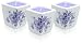 Lavender by Woods of Windsor 3 Fragranced Ceramic Candles
