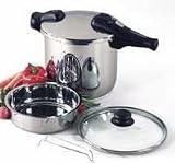 CHEFS DESIGN 10.9 Quart Stainless Steel Pressure Cooker - 1030
