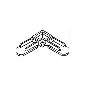 Screen Frame Corner - 5/16" White