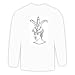 Long Sleeve T-shirt with San Francisco, black and white, gilded age, roaring twenties, hat, woman, California, feathers