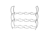 Zeller 27356 Weinregal, 3-er Set 42 x 14 x 14 cm, chrom