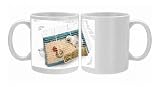 LA-7794 Guinea Pig - in cage in studio Photo Mugs