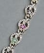 Signature Ruby, Emerald & Sapphire Bracelet