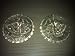 FOSTORIA AMERICAN LEAD CRYSTAL CHRISTMAS ORNAMENTS ~ Bells pair
