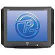 RCA 20" TruFlat CRT TV/DVD, ATSC/NTSC/QAM, 4:3, 33 Buton Remote, Silver