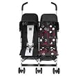 Maclaren Rally Twin Stroller- Scarlet Bubbles(A101421)