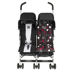 Maclaren Rally Twin Stroller - Scarlet Bubbles (A101421)