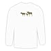 Long Sleeve T-shirt with male, wild, vertebrate, moose, deer, cow, juvenile, alg, bro...
