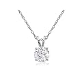 Original McPearl Diamant Solit�r Anh�nger mit Kette