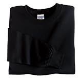 Gildan Ultra Cotton - 100% Cotton Long Sleeve T-Shirt Black -XL