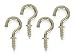 Battalion 1WBH3 Cup Hook, Brass, Length 1/2 In, PK 20