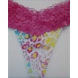 Victoria's Secret Cheekiest lace waist cotton thong Leopard