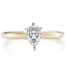Classic Diamond Pear Solitaire Ring 1/2ct