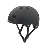  Pryme 8 V2 BMX/Skate Helmet Matte Black/Black Straps LG/XL Fits 57-60cm.