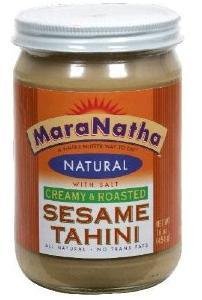 MaraNatha Natural Roasted Sesame Tahini, 16 oz Creamy by MaraNatha