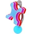 Top Dangle Blue Tribal Acrylic Multi-Layered Belly Ring