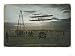 Wilbur Wright Rounds a Pylon at Auvours to Demonstrate the Manoeuvrability of His Bip...