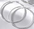 Signature Tarnish Free Large Hoops STERLING SILVER