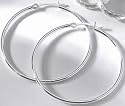 Signature Tarnish Free Large Hoops STERLING SILVER
